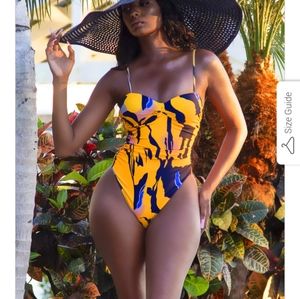 Matte Collection one piece sexy swimsuit bathing